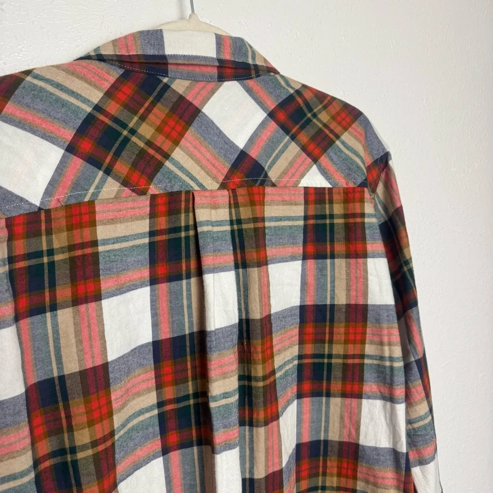 J. Crew Plaid Flannel Button‎ Down Shirt